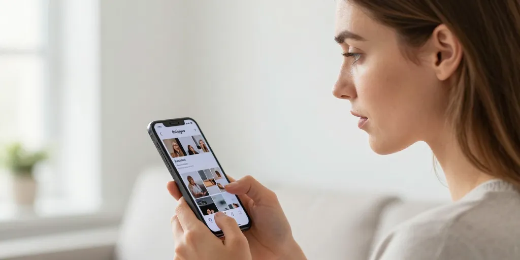j ai archiver une story instagram sans faire expres